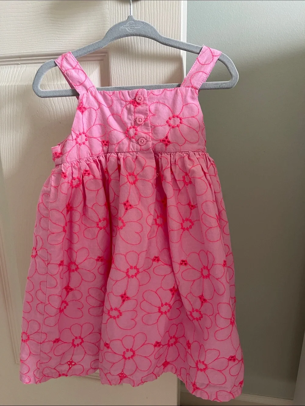 GAP Pink Floral Bow Sundress